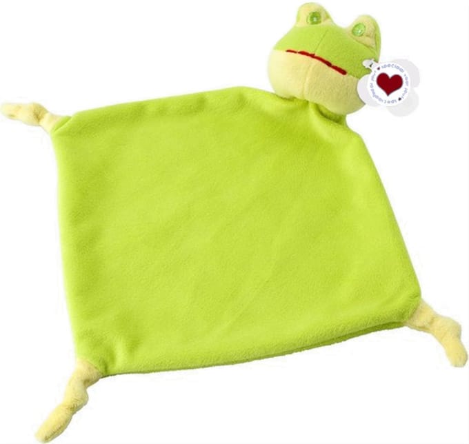 Knuffeldoekje Groene Kikker - Pluche Tutdoekje
