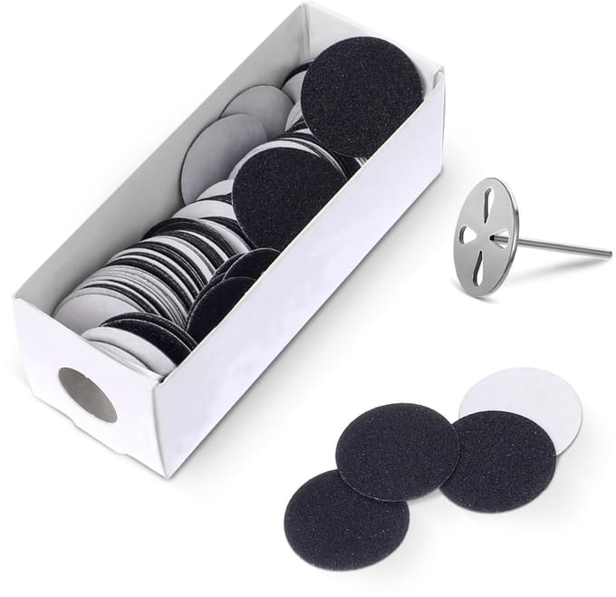 Dailygoods- Schuurschijf 25 mm - 100 stks Vervangbare Schuurpapier