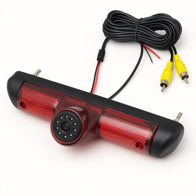 BergGPS® - Fiat Ducato Derde Remlicht Achteruitrijcamera Bekabeld - 20 Meter Kabel