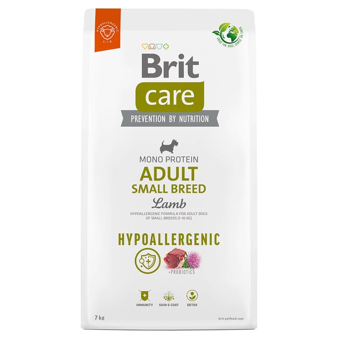 Brit Care Adult Small Breed Lamb & Rice - Dubbelpak: 2 x 7 kg
