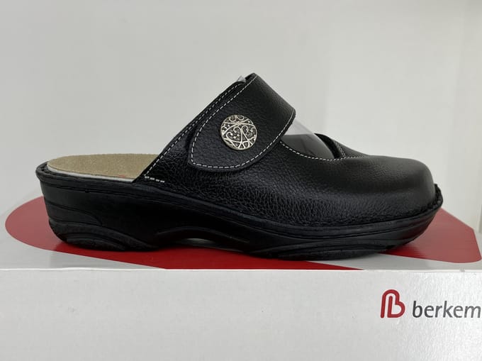 Berkemann 03457 Heliane - Dames pantoffel - 982-Zwart