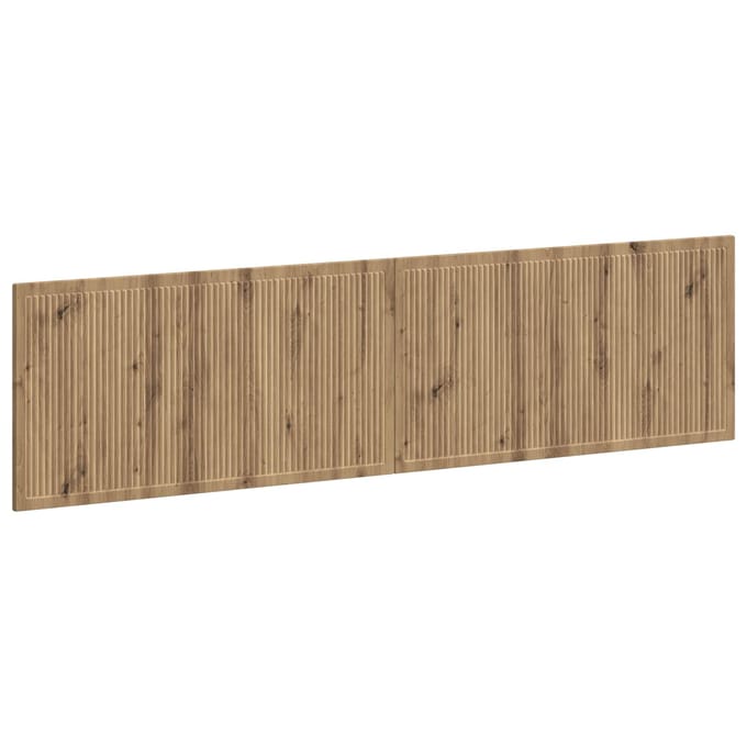 vidaXL - Wandgemonteerd - Hoofdbord - EDE - Artisanaal - eiken - Bewerkt - hout