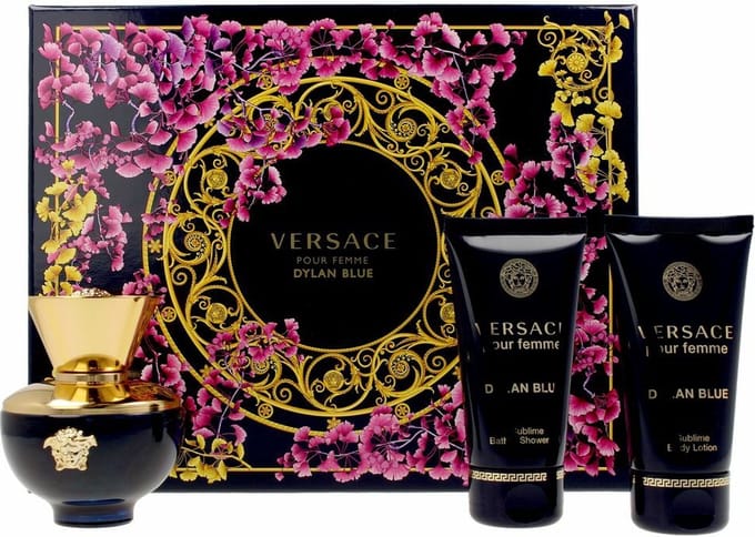 Versace Ladies Dylan Blue 50ml Gift Set Fragrances
