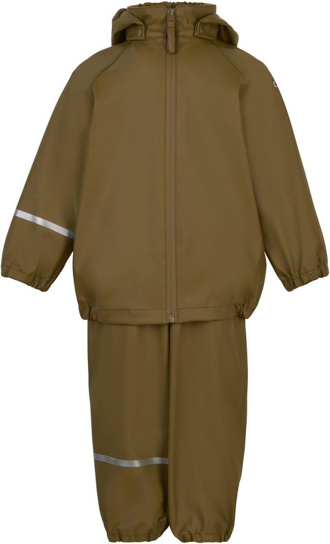 CeLaVi - Basic regenpak voor kinderen - Gerecycled - Nutria - maat 100 (98-104cm)