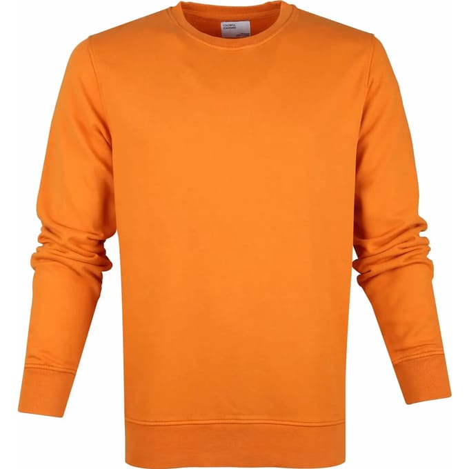 Sweatshirt ronde hals Colorful Standard Classic Organic burned orange
