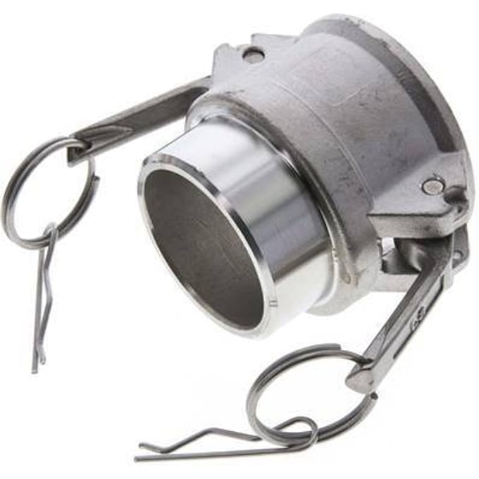 Camlock DN 50 (2'') Koppeling RVS met lasuiteinde (60.3 mm) Type B (AS) MIL-C-27487