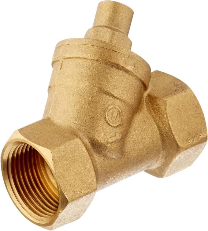 Terugslagklep - Waterklep - Waterleiding - Messing Materiaal - 3/4 inch - Messing