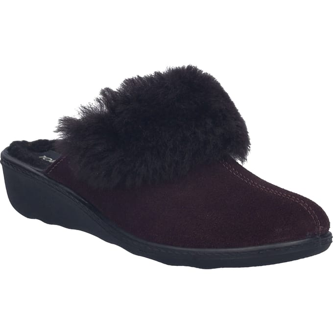 Josef Seibel -Dames - aubergine - pantoffels - maat 42