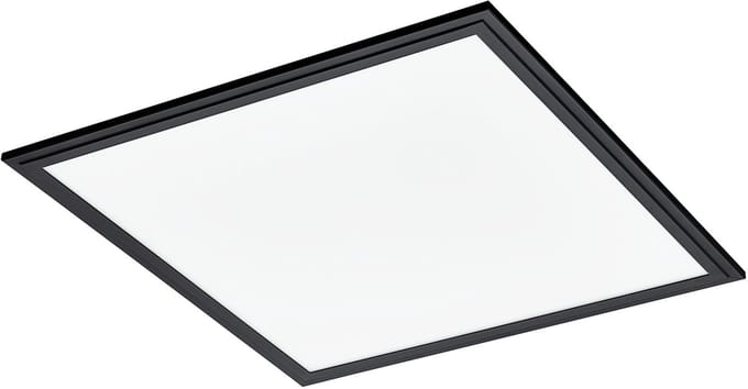 EGLO Salobrena 1 Plafondlamp - LED - 45 cm - Zwart|Wit - Aluminium