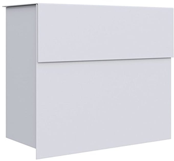 Witte Wandbrievenbus met Modern Design en Eenvoudige Montage