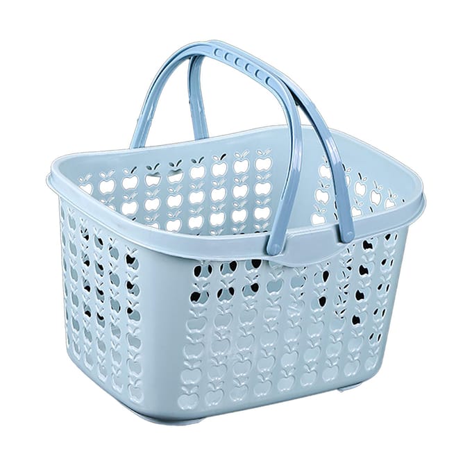 Plastic Handmand Mand Grote Capaciteit Stabiele Ondersteuning Draagbare Picknickmand Bier Mand voor Buiten white