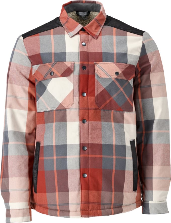 Mascot Customized Flanellen overhemd met teddy voering 23104-446 - herfstrood geruit - 2XL