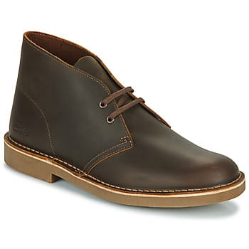 CLARKS Desert Bt Evo Heren Veterschoenen - Leer - Bruin