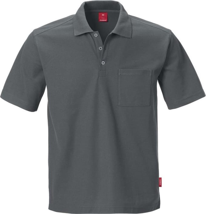 Kansas Poloshirt met korte mouwen 7392 PM donkergrijs