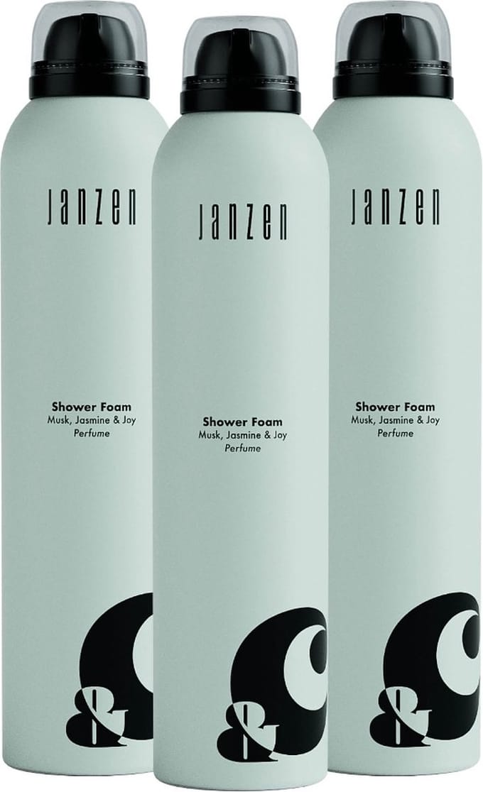 JANZEN Shower Foam &C Musk Jasmine & Joy 3-pack