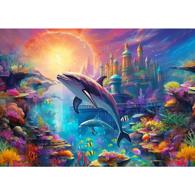 Enjoy Puzzle legpuzzel Atlantis - 1000 stukjes puzzelplezier.