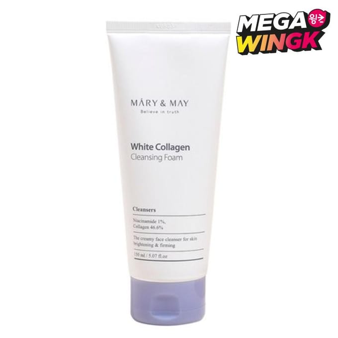 Mary&May White Collageen Reinigingsschuim 150ml white