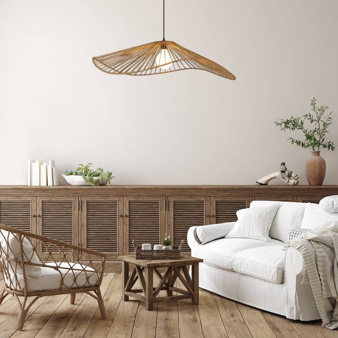 COREP Hanglamp Sahara, naturel, hoogte 18 cm, papier