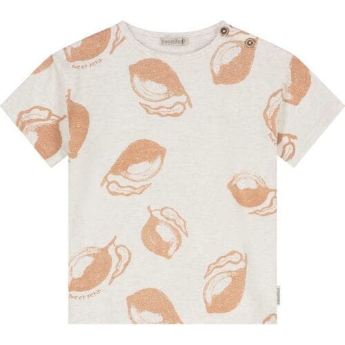 Sweet Petit peuter shirt Soft Ecru Melange 86 heren