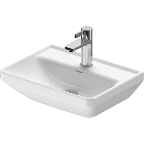 Duravit D-Neo hand wash basin 45 cm, with 1 tap hole, without overflow 0738450041