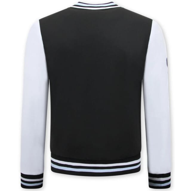 Trainingspak Heren - Joggingpak Heren Volwassenen - 2822 - Zwart /Wit