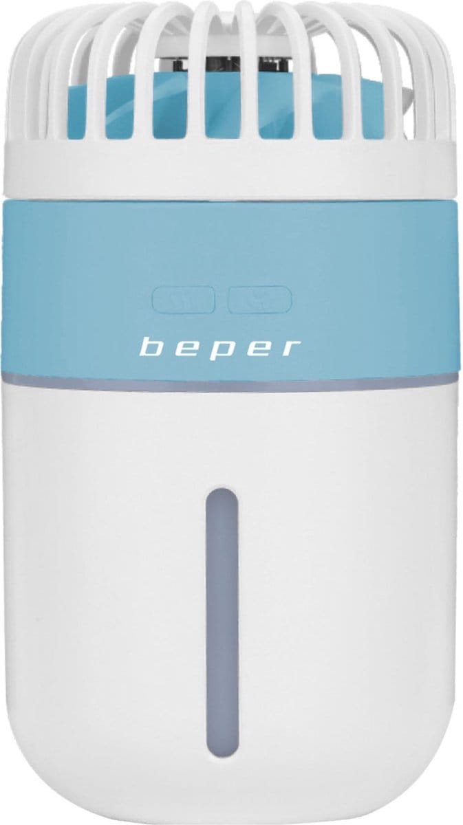 Beper Beper VE.402 - Tafelventilator - USB Tafelventilator - Bureauventilator - Mini Ventilator - Compacte Ventilator - Stille Ventilator - 360° Rotatie, Koper