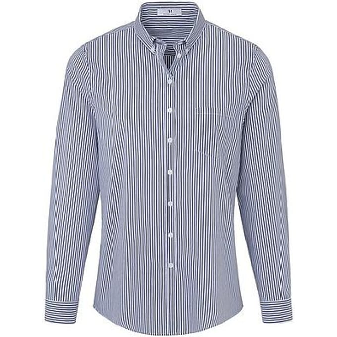 Blouse button-downkraag Van Peter Hahn blauw