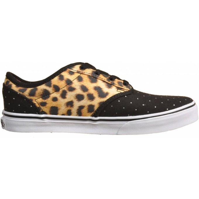 Vans Atwood Lace-Up Zwart Canvas Kinderslippers K2UDG6
