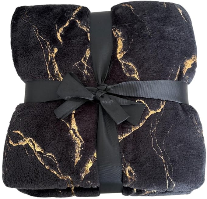 Deken Goud marmeren sprei 130x180cm deken