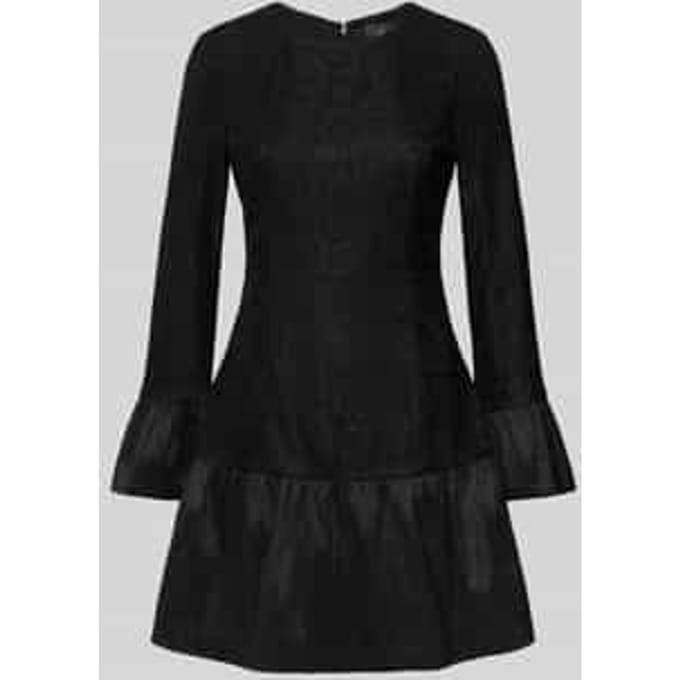mini-jurk met all-over kant