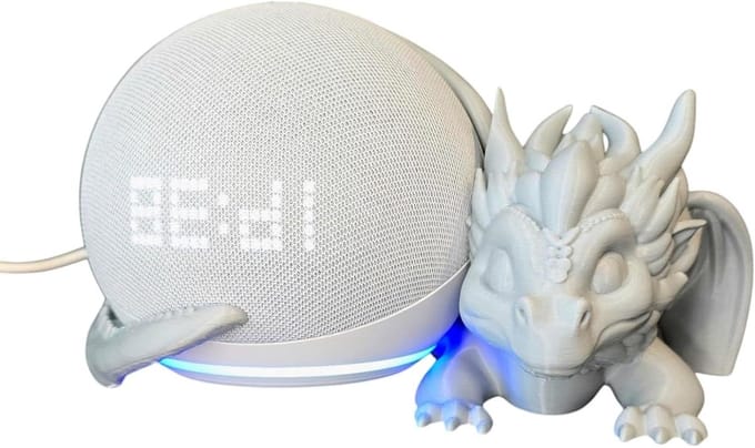 Dragon Speaker Holder - Smart Speaker Base - Muziek Luisteren - 3D Geprint Ontwerp