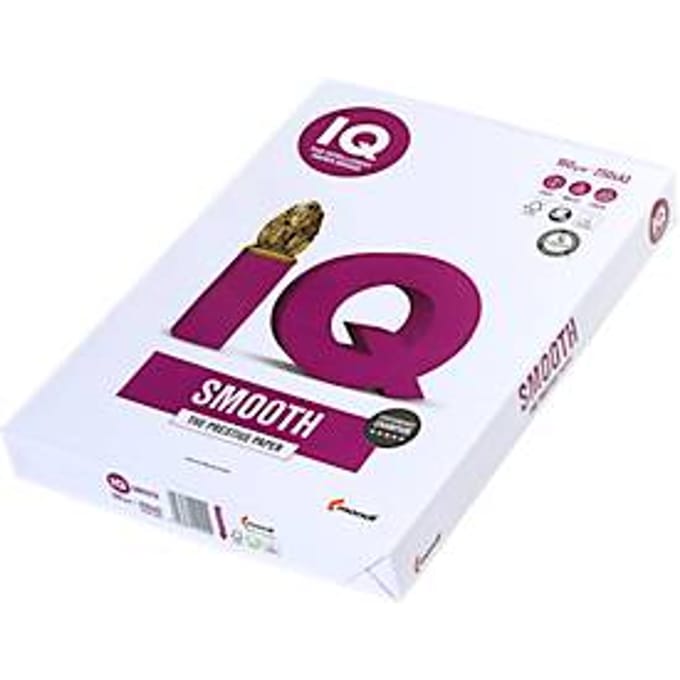 Mondi IQ Smooth kopieerpapier, DIN A3, 160 g/m², helderwit, 250 vellen
