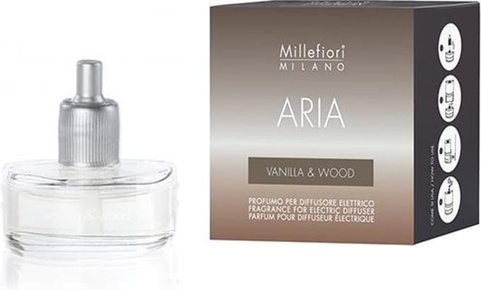 Millefiori Milano Aria Navulling Vanilla & Wood