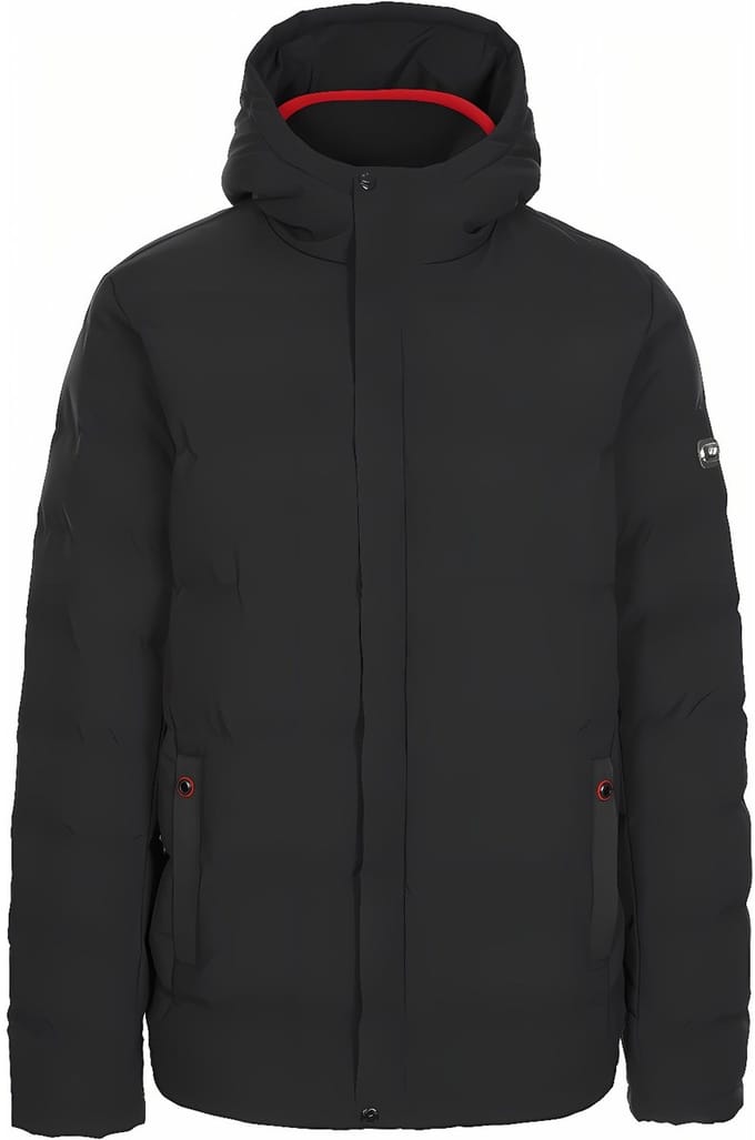Trespass-jas Habbton - Casual herenjas Zwart