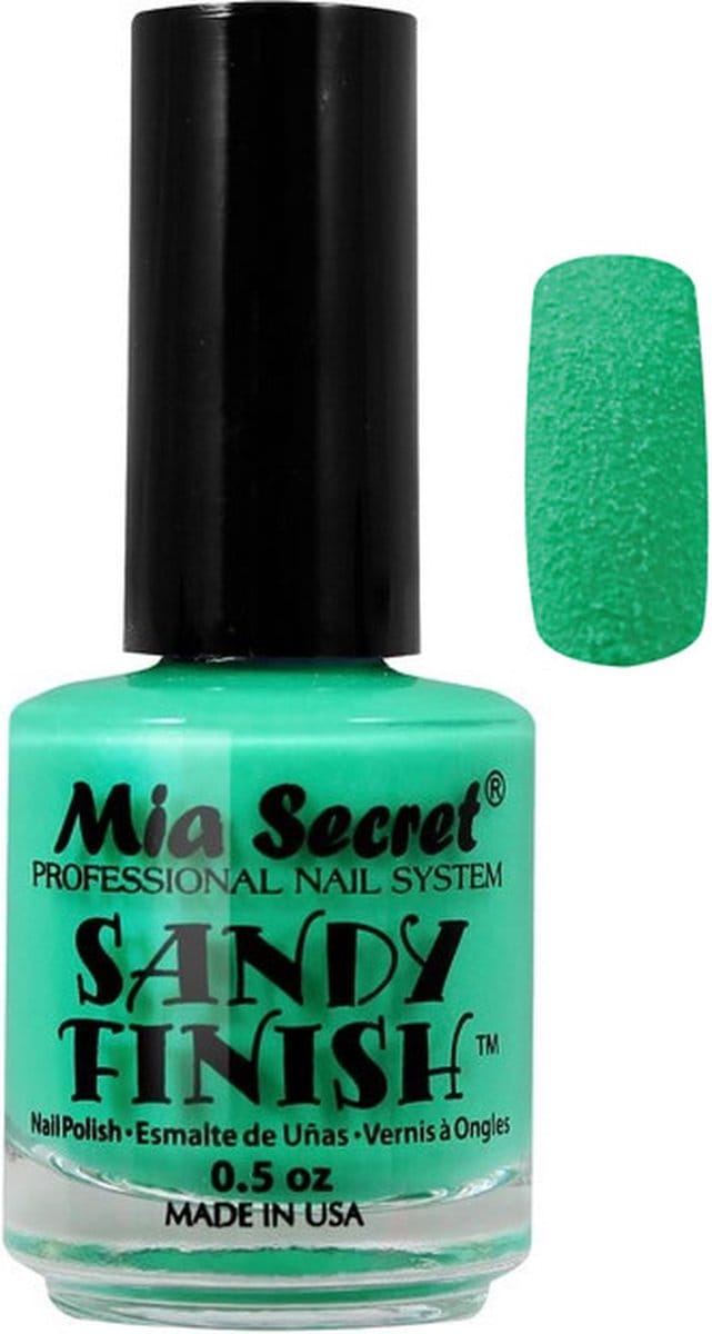 Sandy Finish Nagellak Groen