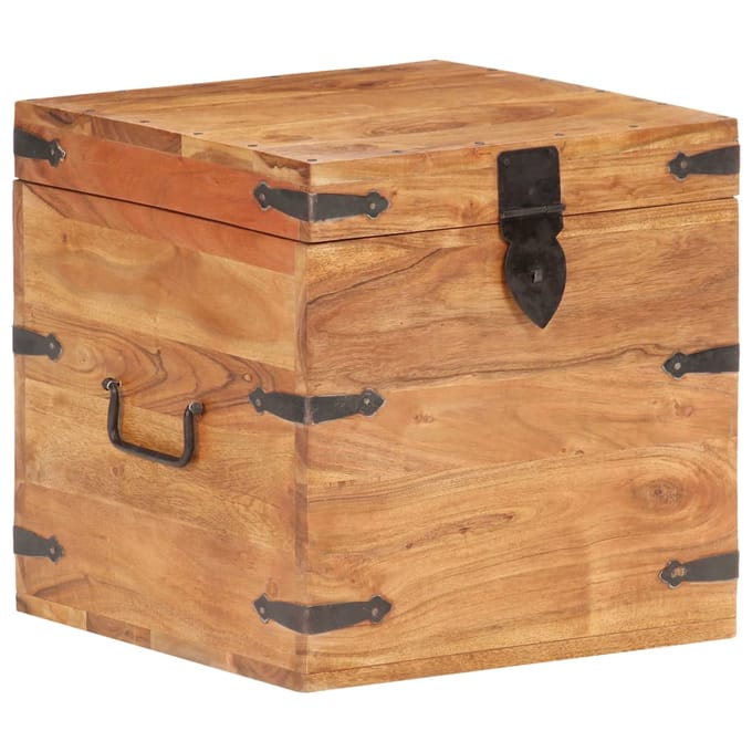 vidaXL - Kist - 40x40x40 - cm - massief - acaciahout
