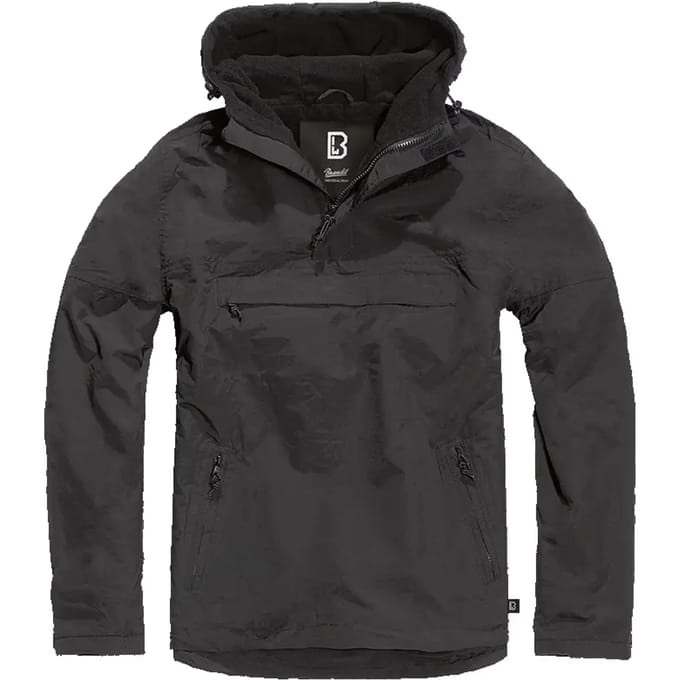 Brandit Windbreaker - M tot 5XL - voor Mannen - zwart