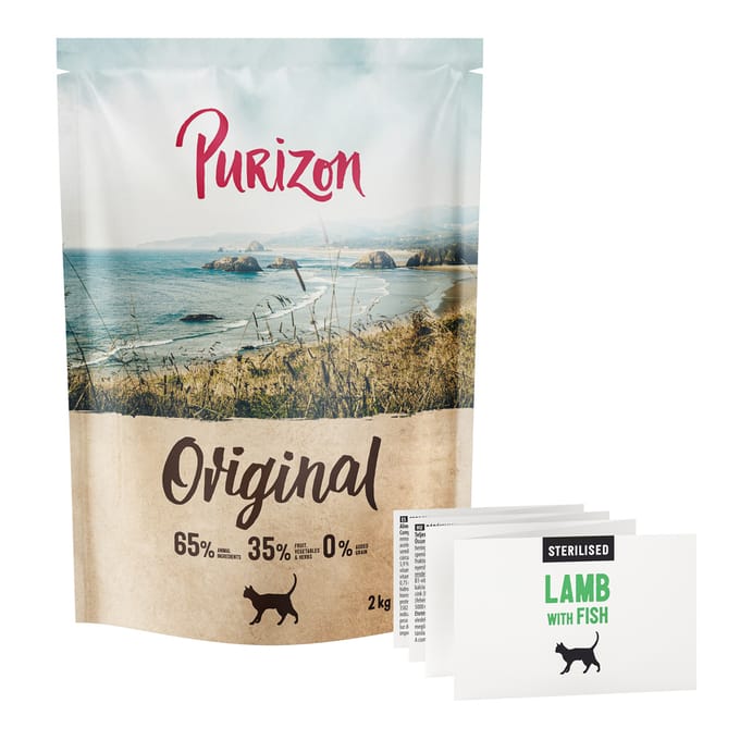 Purizon Cat Sterilised Lam en Vis - Nieuw Receptuur: 2 kg