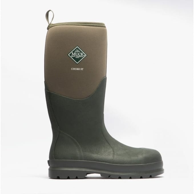 Muck Boot Chore Classic Hi stalen neus | Mos - Regenlaarzen - Maat 42 -