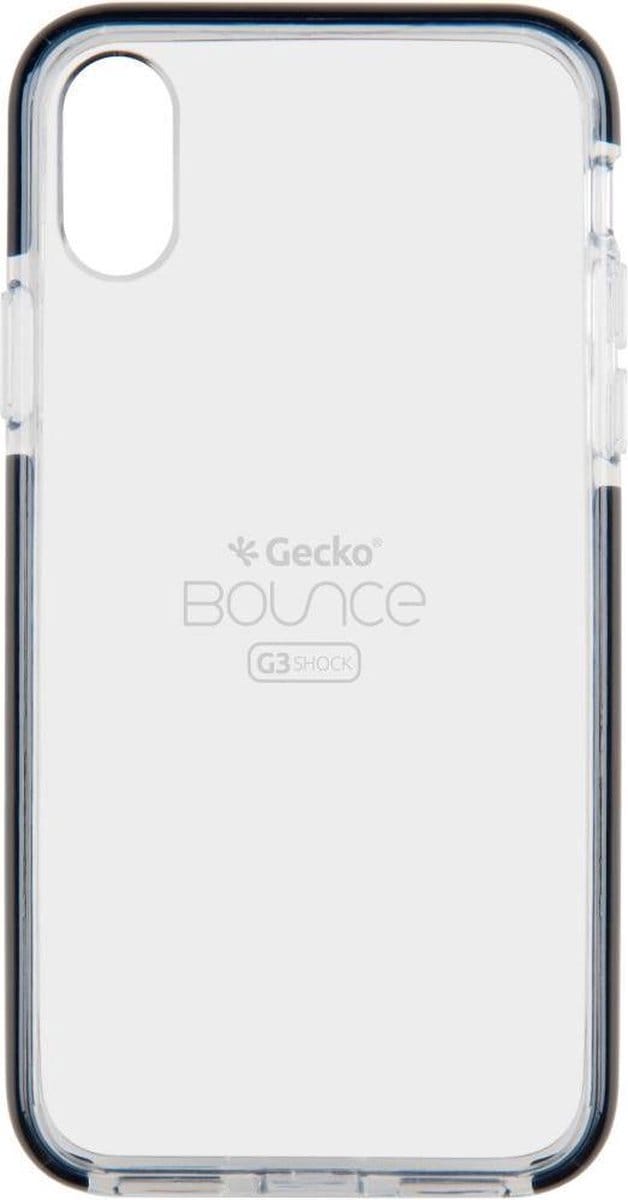 Gecko Covers Backcover Bounce iPhone Xs Max hoesje - Zwart