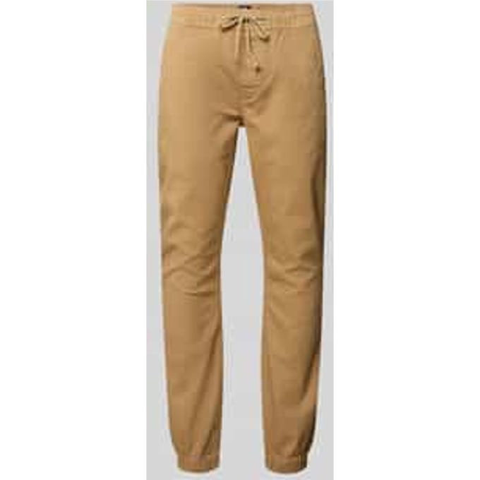 Slim fit chino van katoenmix