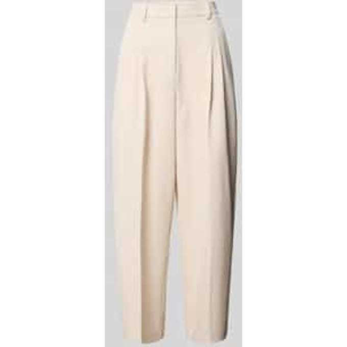 straight fit kort broek met persplooien