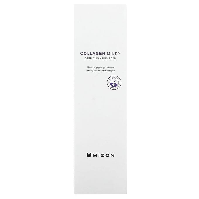 Mizon, Collagen Milky, Deep Cleansing Foam, 5.29 oz (150 g) white