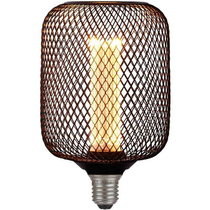 Searchlight LED lamp E27 Mesh 3,5W 1.800K zwart