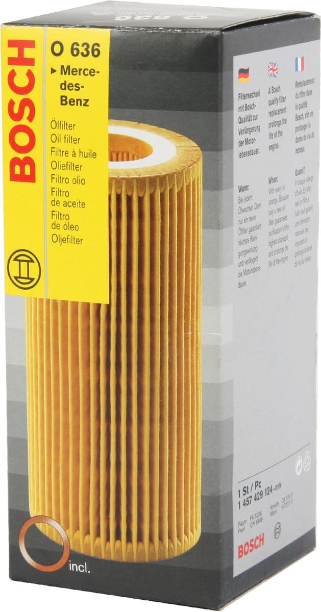 Bosch Oliefilter KSN O636 voor Mercedes Benz
