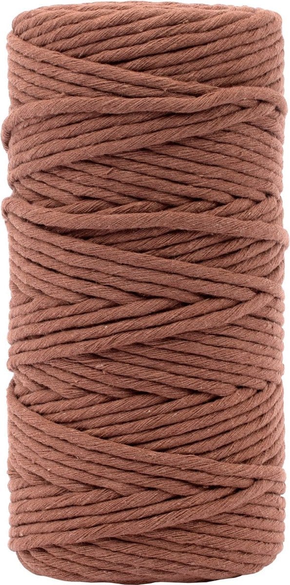 Vaessen Creative Macrame Touw - Bruin - 3mmx100m
