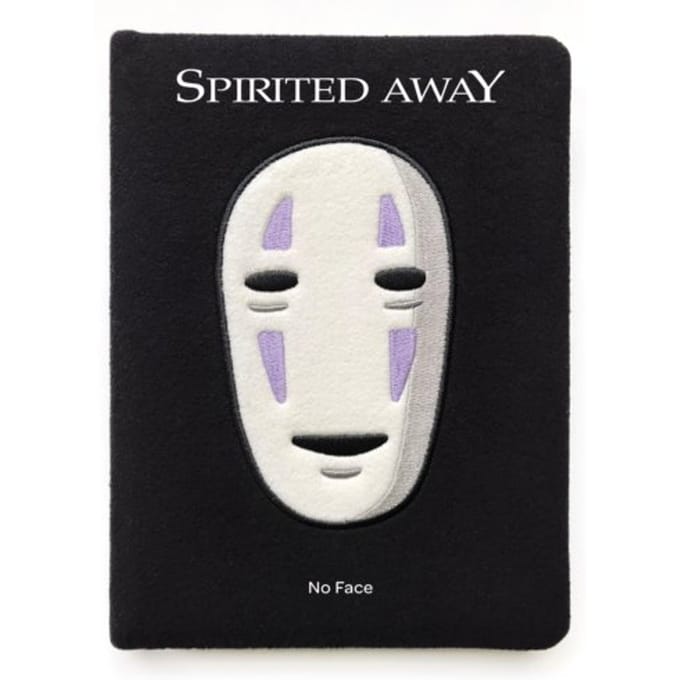 Ghibli - Spirited Away: De reis van Chihiro - No Face Journal with embroidered felt cover