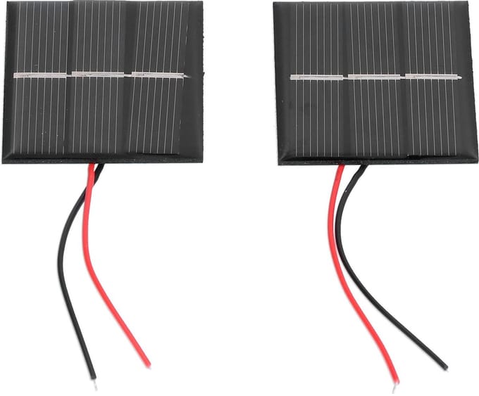 Zeynomax - Mini Zonnepaneel Module - Polysilicium - Voor DIY Projecten - 0.4W 1.5V - Efficiënt en Duurzaam - Geschikt voor Laag Vermogen Apparaten -..