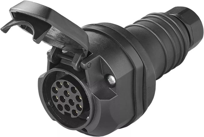 ProPlus 13-polige stekkerdoos - PVC - zwevend ontwerp - knelsluiting