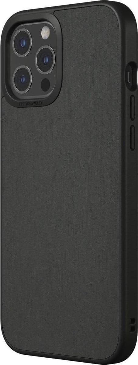 RhinoShield SolidSuit Apple iPhone 12 Pro Max Hoesje Brushed Steel